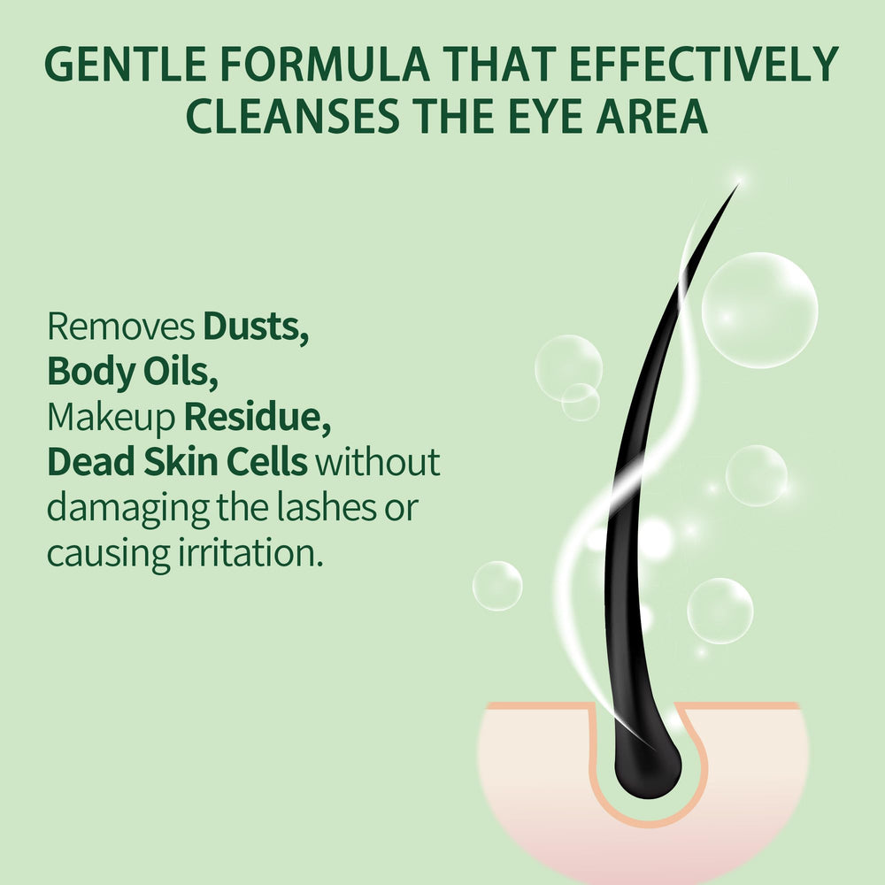 TWILASH BY DLY lash shampoo natural vegan formula cleans dirt and oil safely