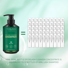TWILASH BY DLY packaging highlights cost savings and eco-friendly design.
