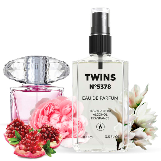 TWINS PARFUM Bright Crystal bottle front view for everyday wear.