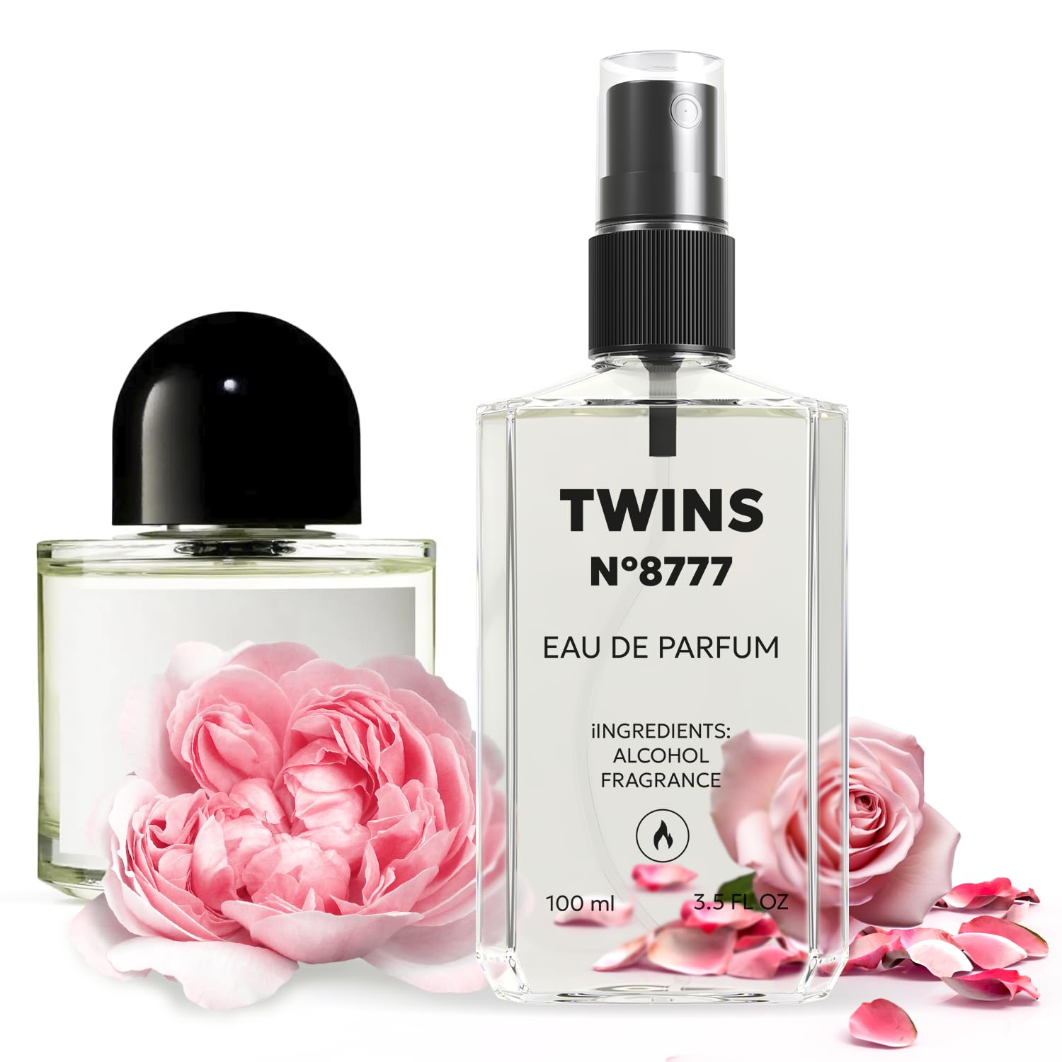 TWINS Impression of Blanche bottle front view, ideal for daily wear and signature scent