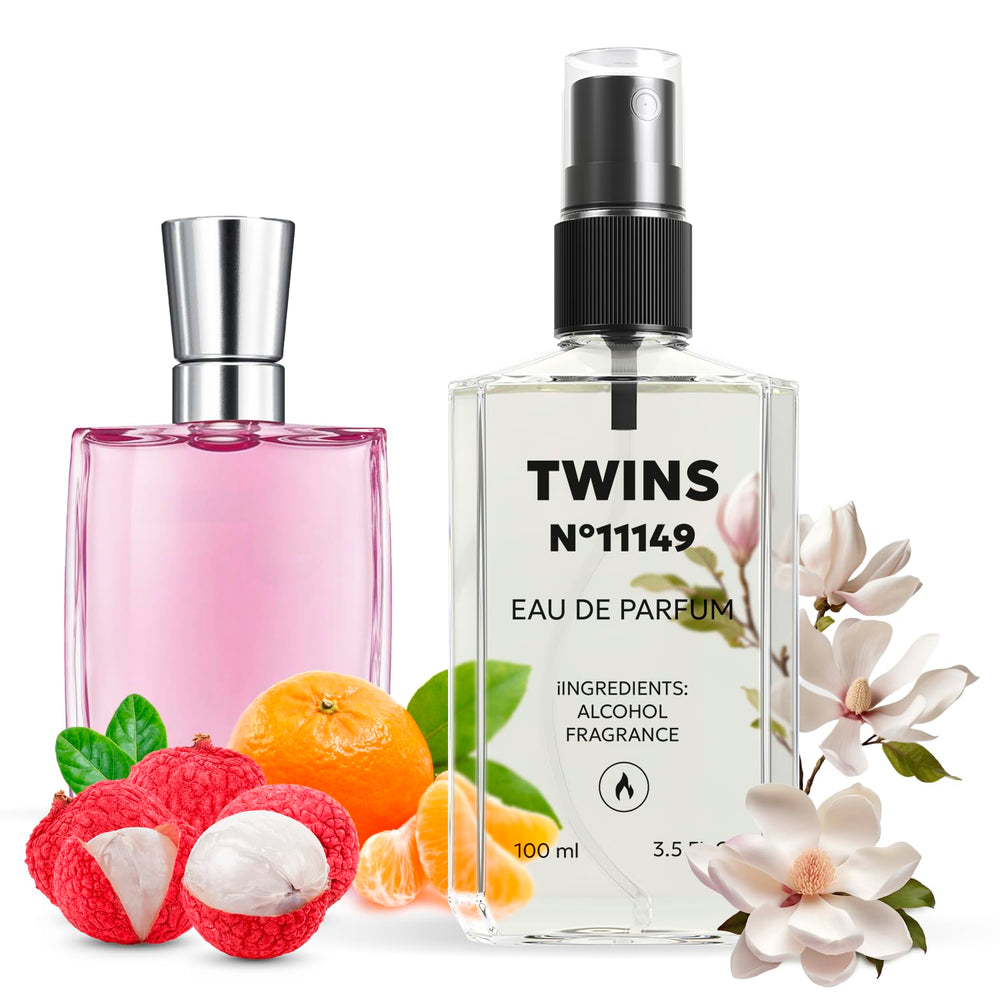 TWINS Impression of Miracle bottle front shows an elegant floral profile for daily wear.