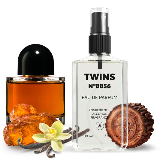 TWINS Impression of Vanille Antique bottle front, sleek design for versatile unisex wear
