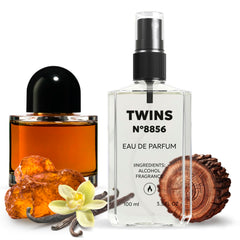 TWINS Impression of Vanille Antique bottle front, sleek design for versatile unisex wear