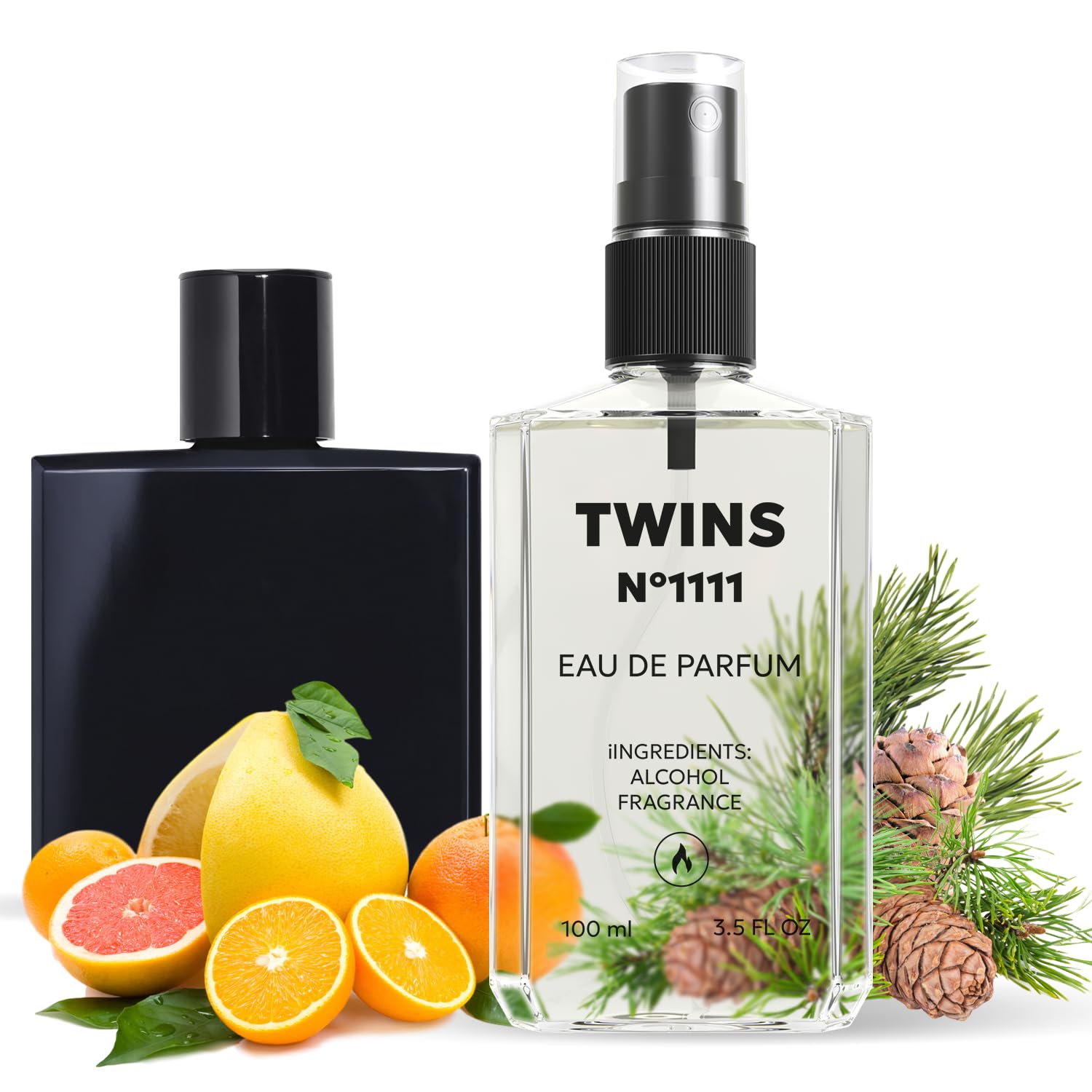 TWINS PARFUM Impression Bleu De Parfum bottle front for everyday wear.