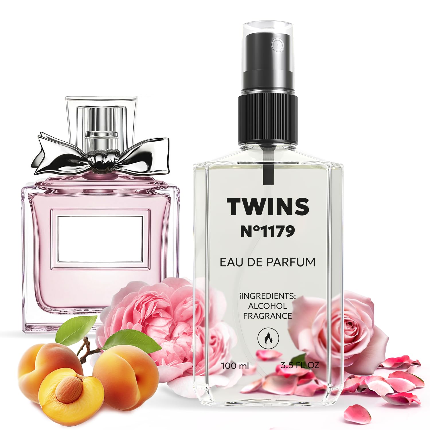 TWINS PARFUM Impression of Blooming Bouquet bottle shows floral notes with a long-lasting scent.