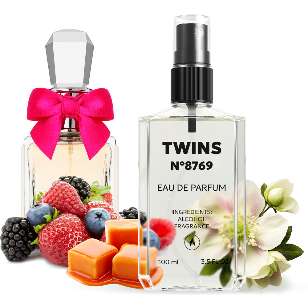 TWINS PARFUM Impression Viva la Juicy bottle for day-to-night fragrance versatility.