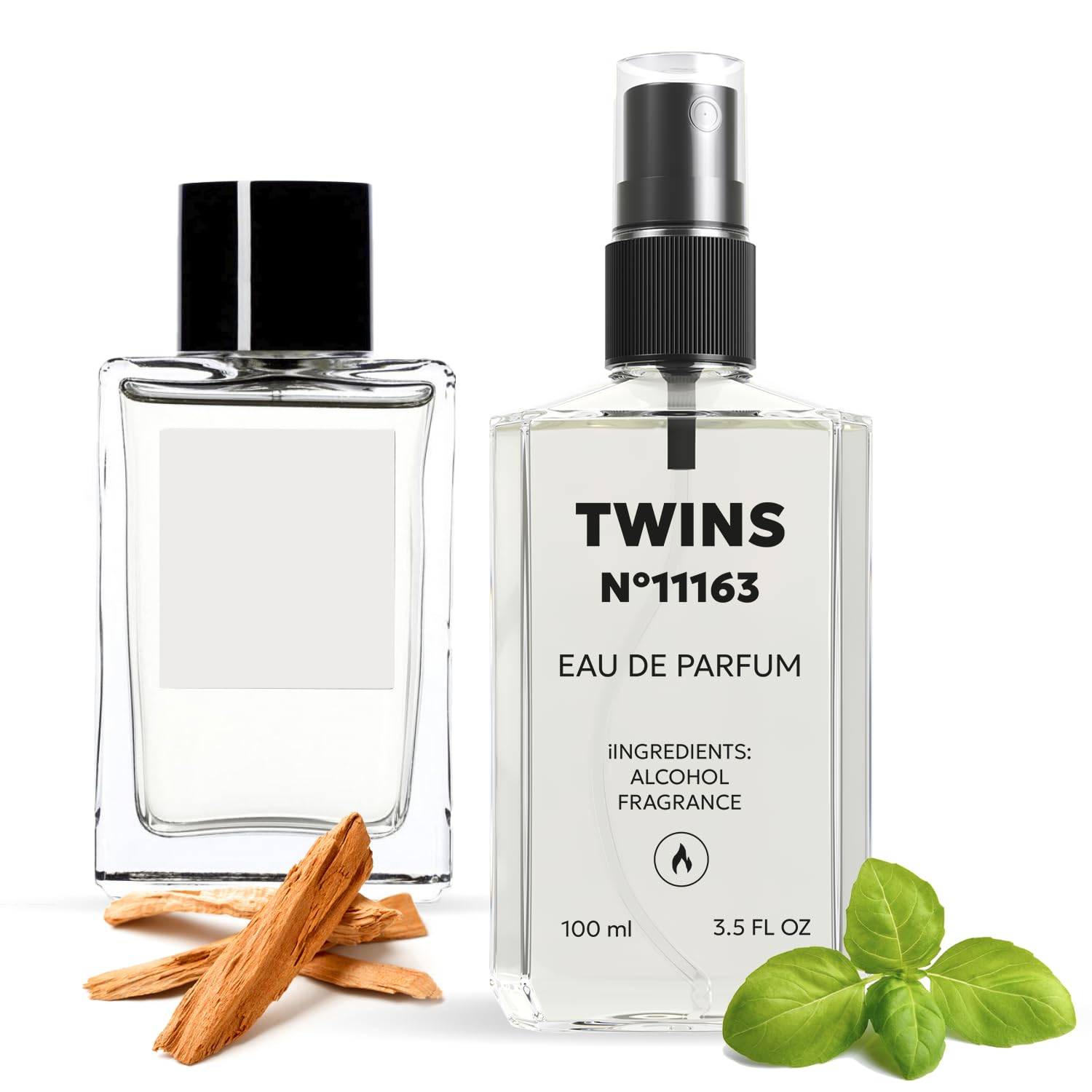 TWINS PARFUM Impression Bois Imperial bottle, front view, ideal for daily unisex wear