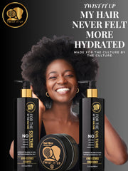 Twist It Up conditioner leaves hair shiny and frizz-controlled.