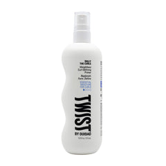 TWIST Rally The Curls bottle being poured for weightless hydration and defined curls