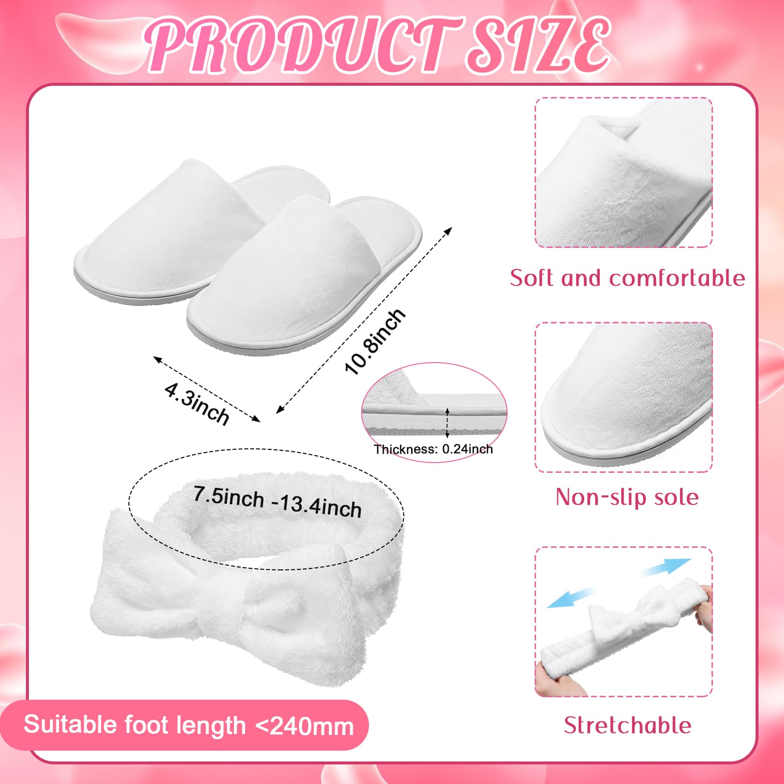 Twistover bow headbands with removable bow decor for customizing looks