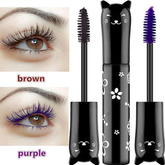 TWLBXMG curved brush applies mascara from root to tip for even coverage.