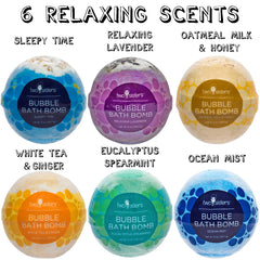 Two Sisters Sleepy Time bath bomb promotes calm evenings and restful mood