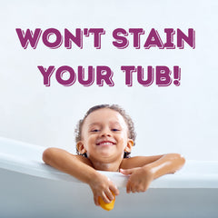Fruity scent like fruit punch enhances kid-friendly bath time