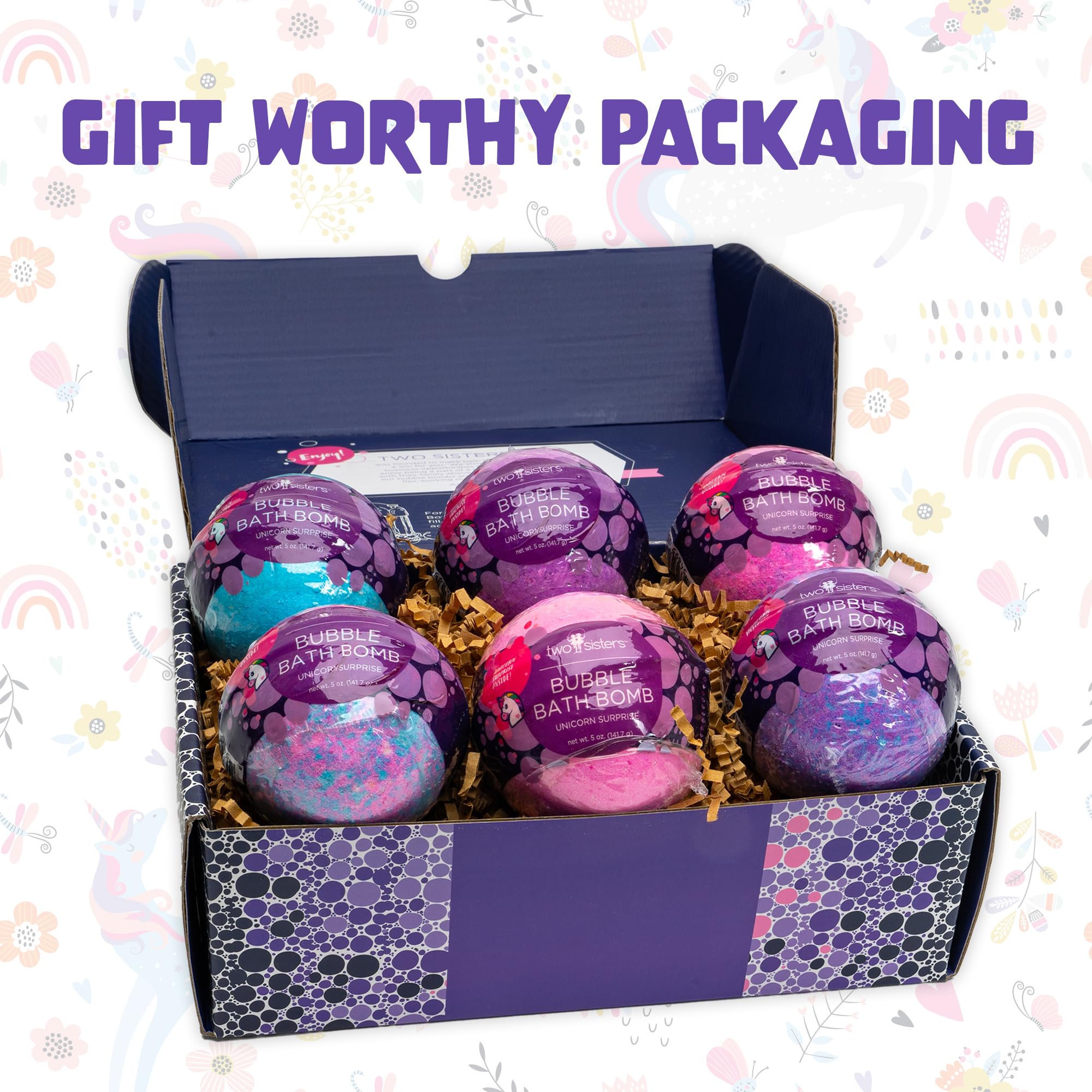 Two Sisters festive edition packaging makes a ready-to-gift bath product.