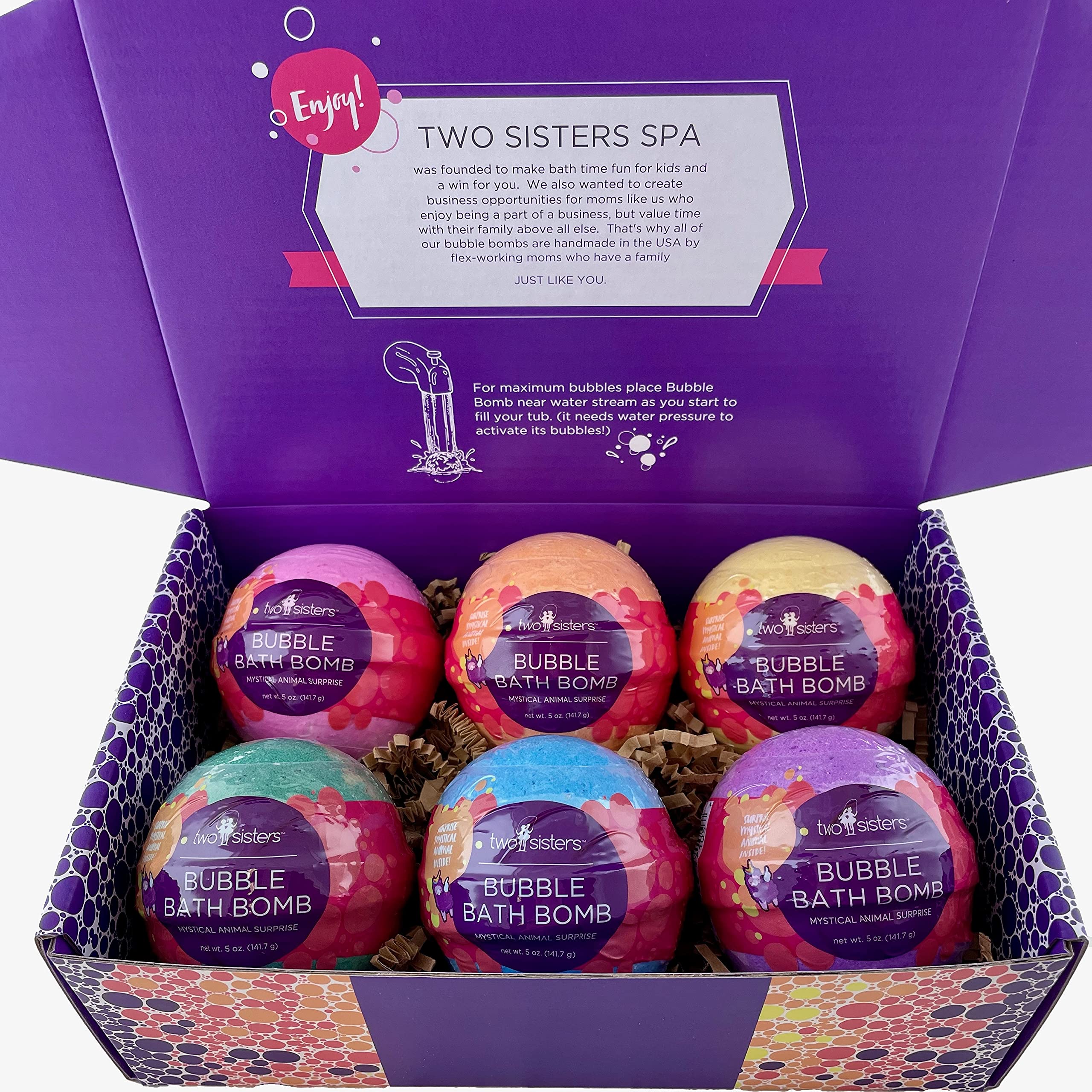 Two Sisters Mystical gift-pack bath bombs make a thoughtful holiday present