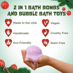 Two Sisters Mystical SLSa-free formula bath bomb is gentle on skin