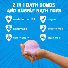 Hidden Pocket Beast unboxing adds anticipation during bath time.
