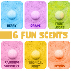 Two Sisters Valentines bath bomb releases fruity scents for joyful baths.