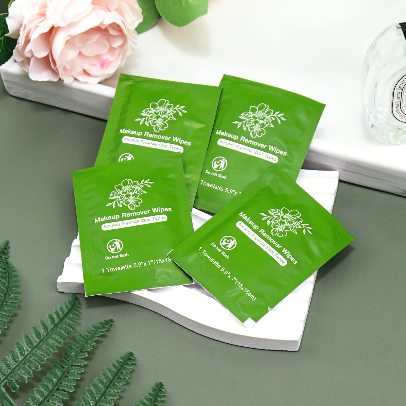 twoworld Gentle Cleansing Wipes ideal for hotel rooms and home use.