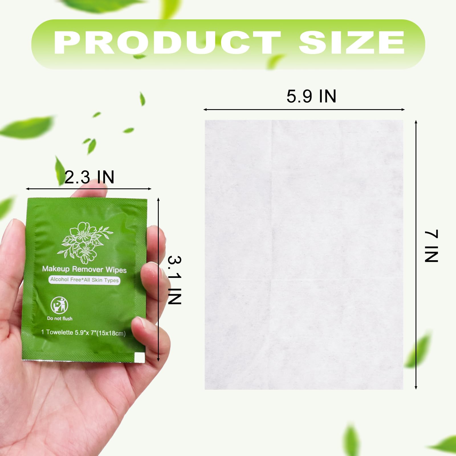 twoworld Gentle Cleansing Wipes individually wrapped for hygienic, on-the-go use.