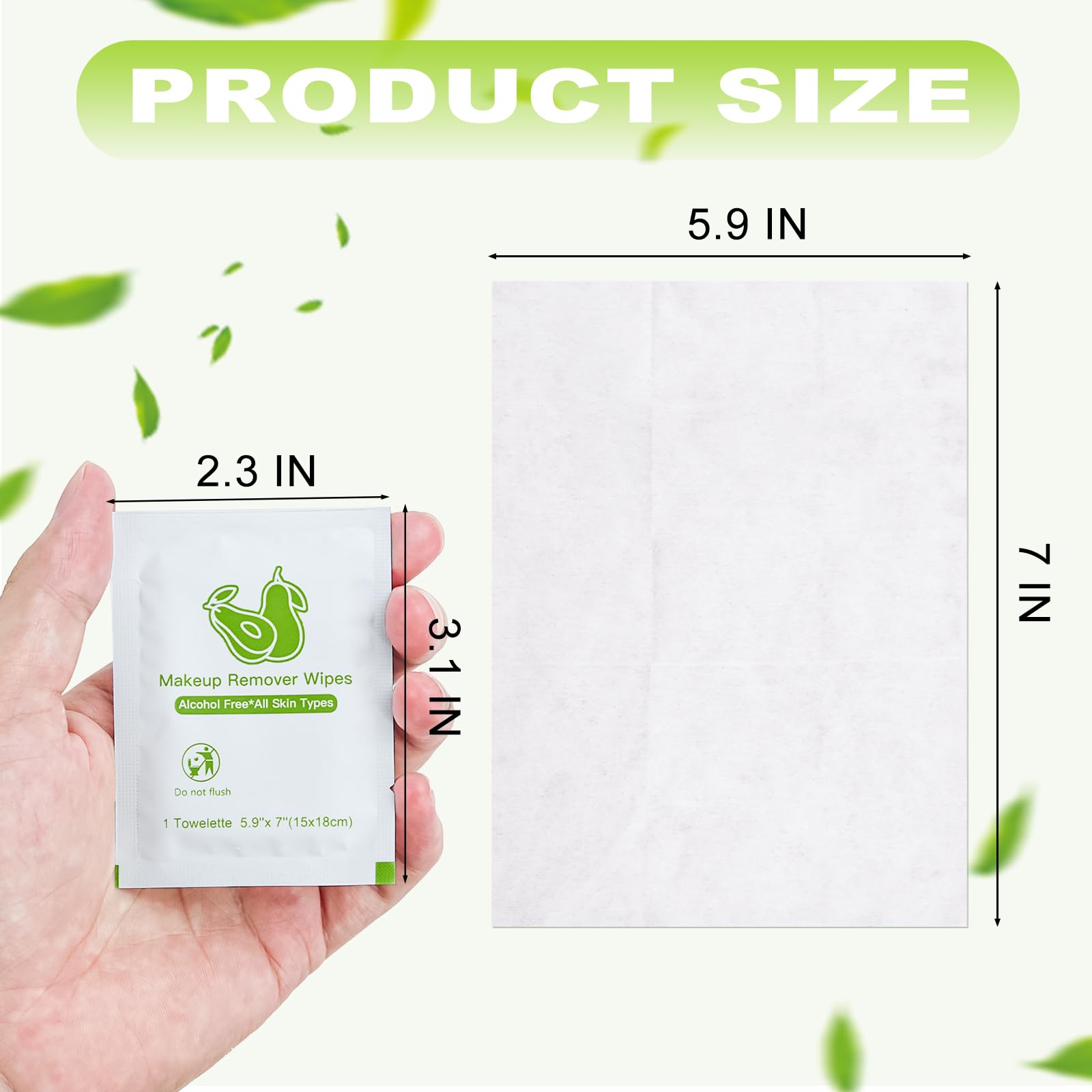 Twoworld individually wrapped wipes for hygienic, mess-free use.