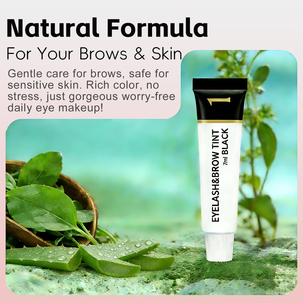 TYAYW Bottle and brush set for easy DIY eyelash color application.