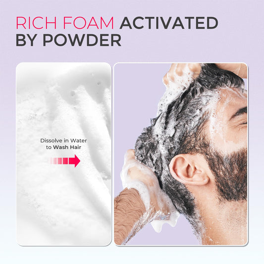 TYMO Clarifying Shampoo rosemary lather shows rich foam for oil control