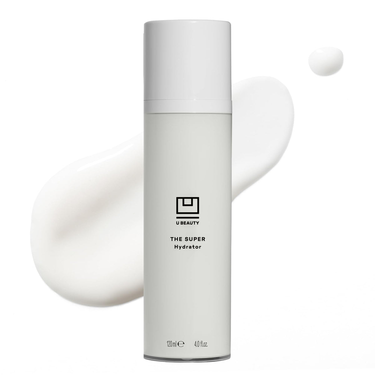 U Beauty The SUPER Hydrator jar close-up showing rich texture for deep hydration.