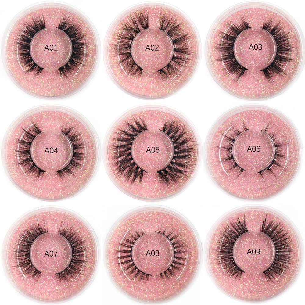 U-Hotmi Fales Eyelashes 10-styles variety to match any occasion.