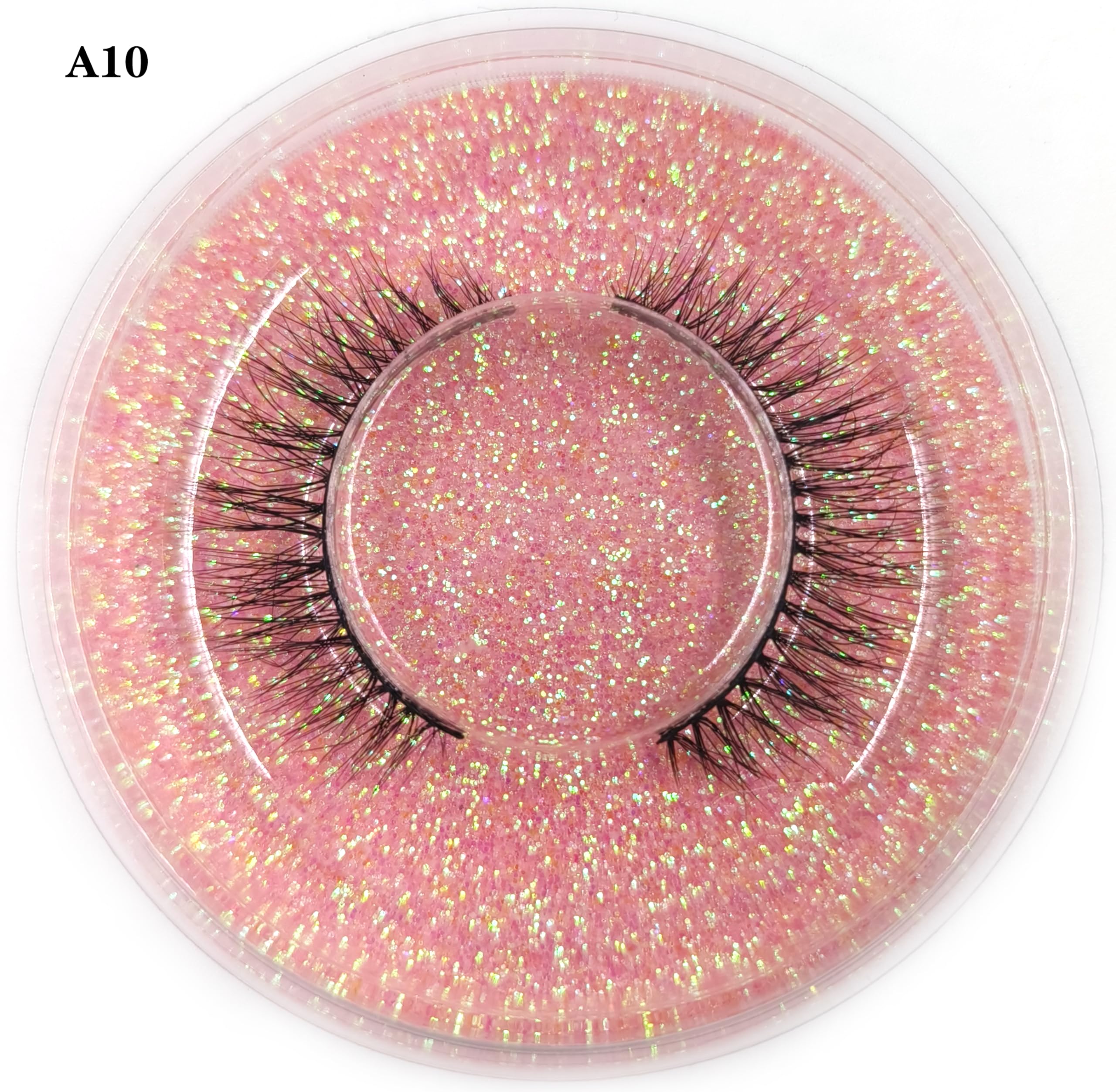U-Hotmi Fales Eyelashes fluffy thick mink-inspired look, lightweight.