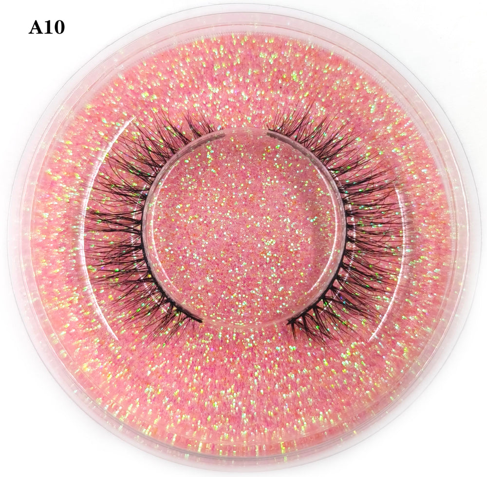 U-Hotmi Fales Eyelashes fluffy thick mink-inspired look, lightweight.