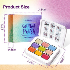 U-Shinein DIY nail art collection enables versatile home manicure experiments.
