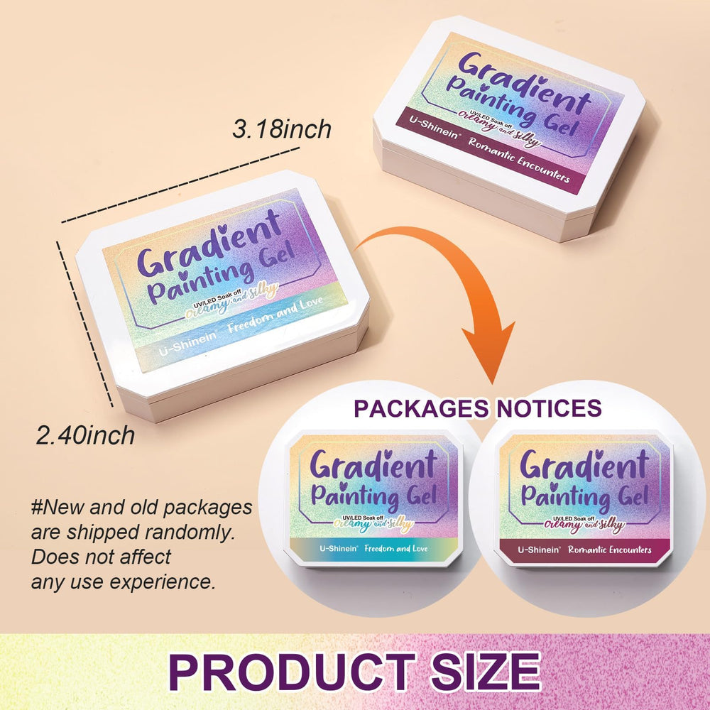 U-Shinein soak-off UV gel for at-home nail art