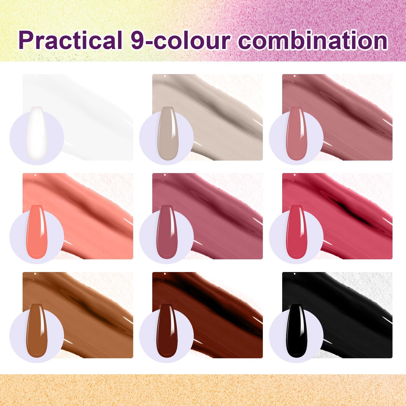 U-Shinein nude pink tones ideal for soft nude nails