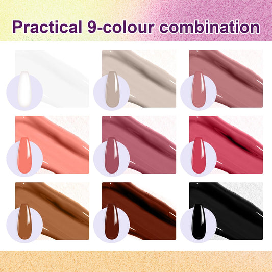 U-Shinein nude pink tones ideal for soft nude nails