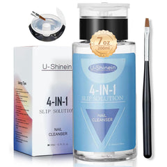U-Shinein Nail Slip Solution bottle top enables precise, mess-free dispensing.