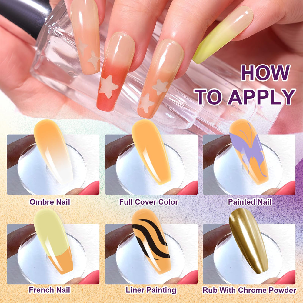 Premium nail sponge blocks for smooth gradient application