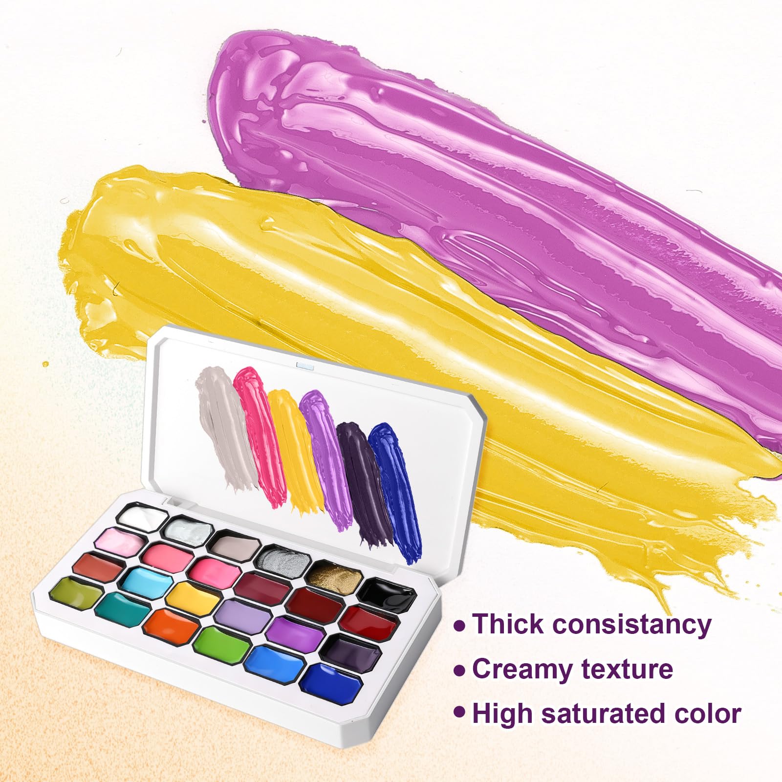 U-Shinein no-wipe palette A keeps polish fresh for consistent finishes.