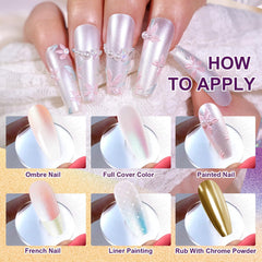 U-Shinein Premium nail sponge blocks for smooth, reusable blending.