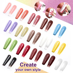 U-Shinein soft silk texture gel for smooth gradient application.