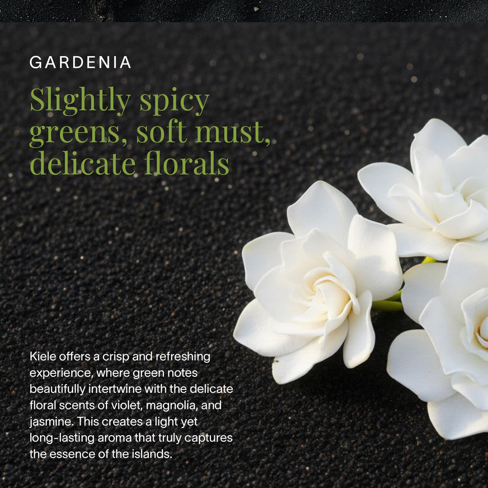 Ua Body Kiele Gardenia layering with lotion to extend fragrance presence.