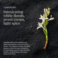 Ua Body Kupaloke Tuberose Mist as hair perfume for a close, elegant aura.