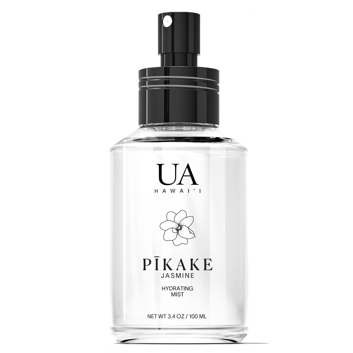 Ua Body Pikake bottle pour shows a light island fragrance for daily use.