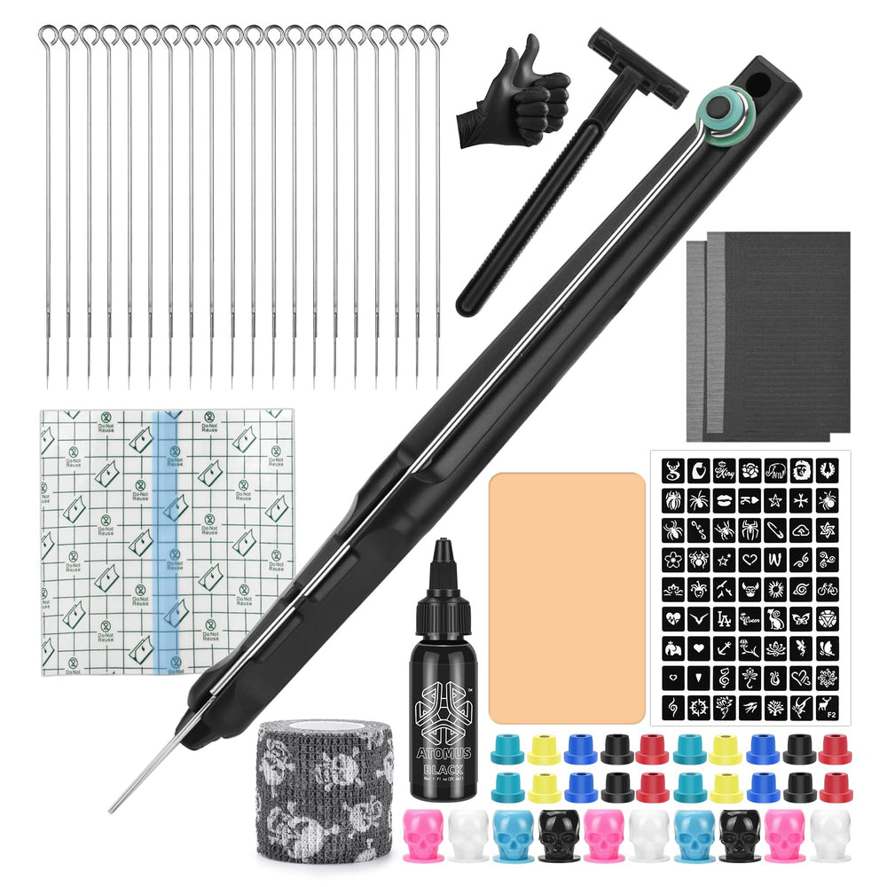 UAKERLED hand poke pen for safe at-home tattoo practice