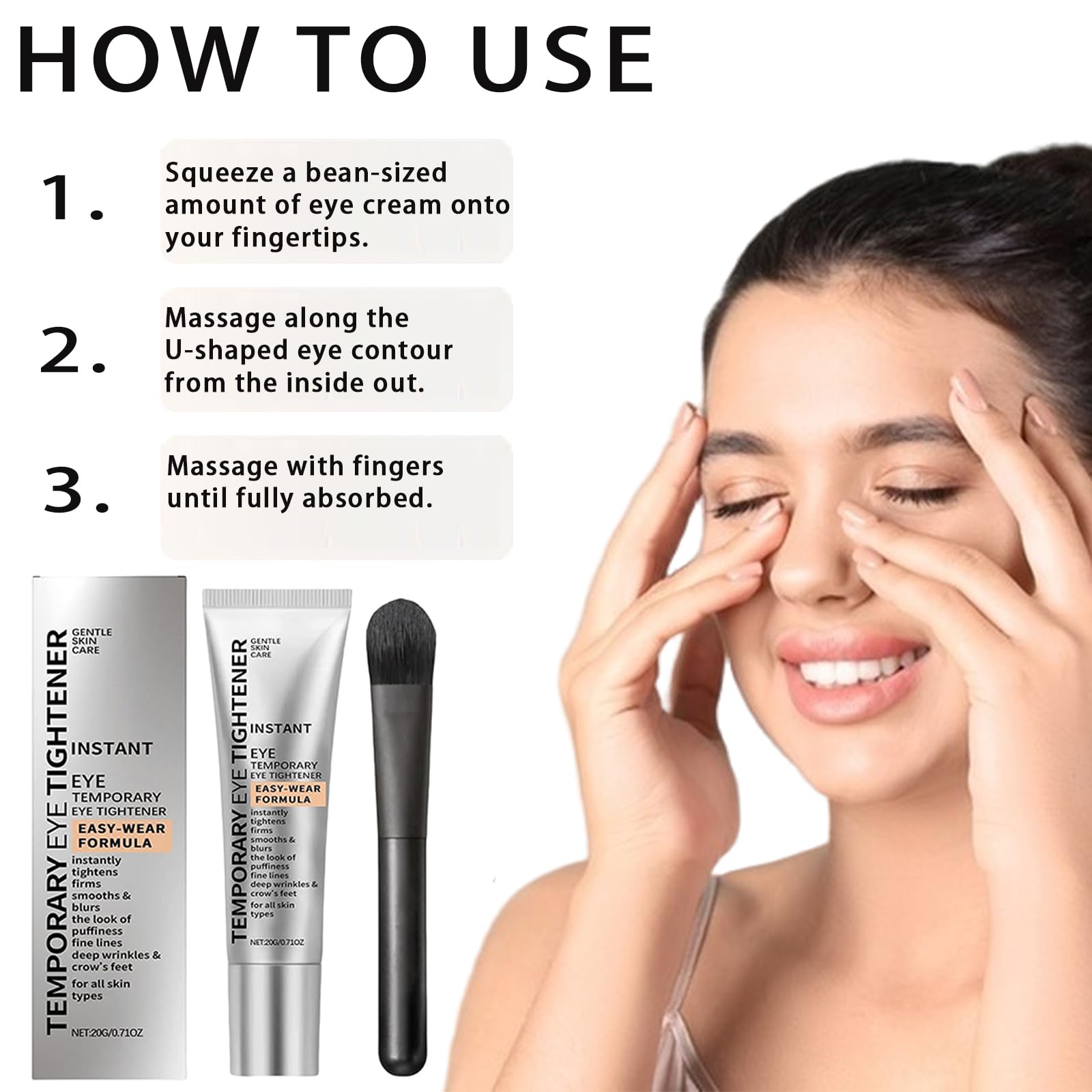 UABUITGLS Under-eye smoothing action reduces puffiness