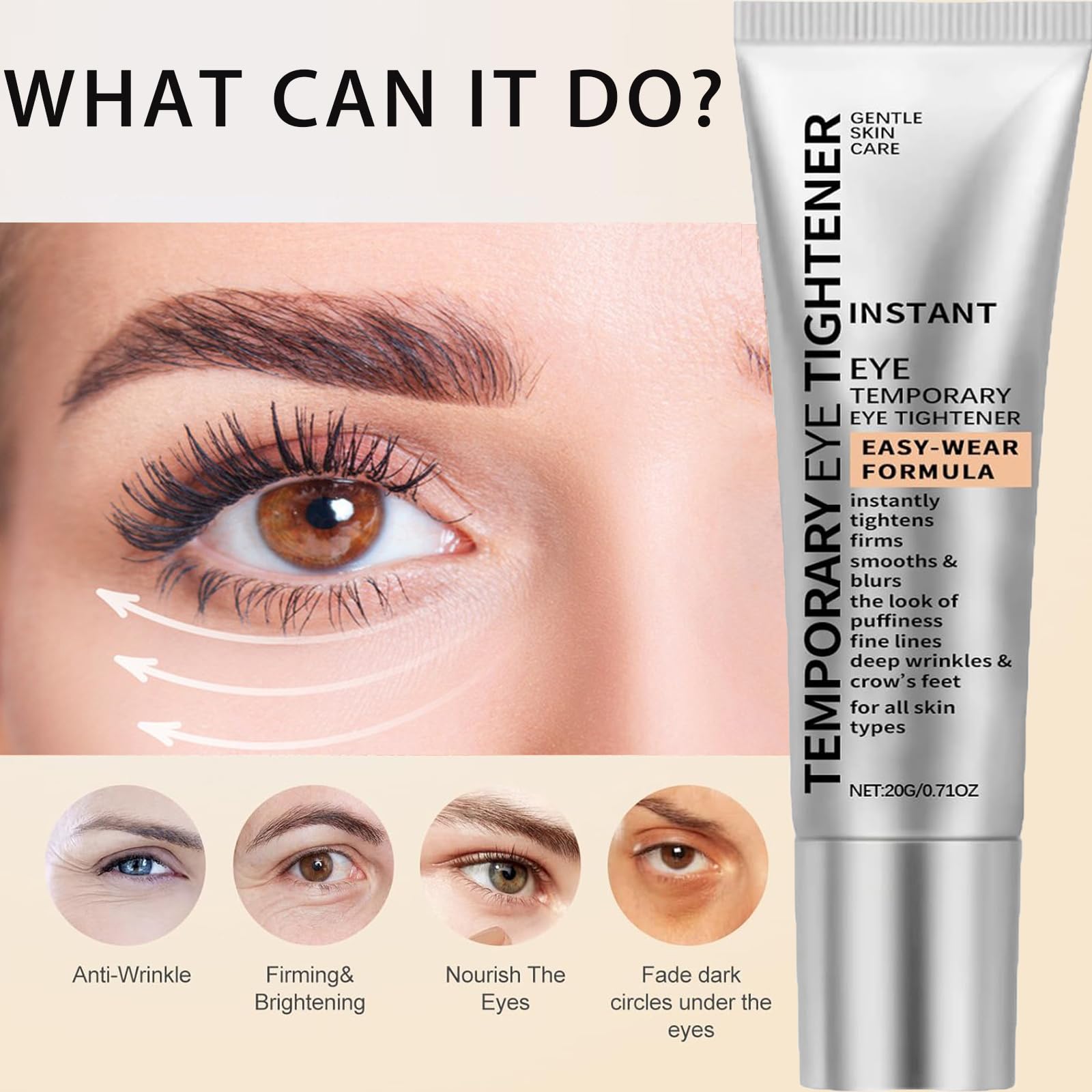UABUITGLS Vitamin E nourishes delicate eye skin