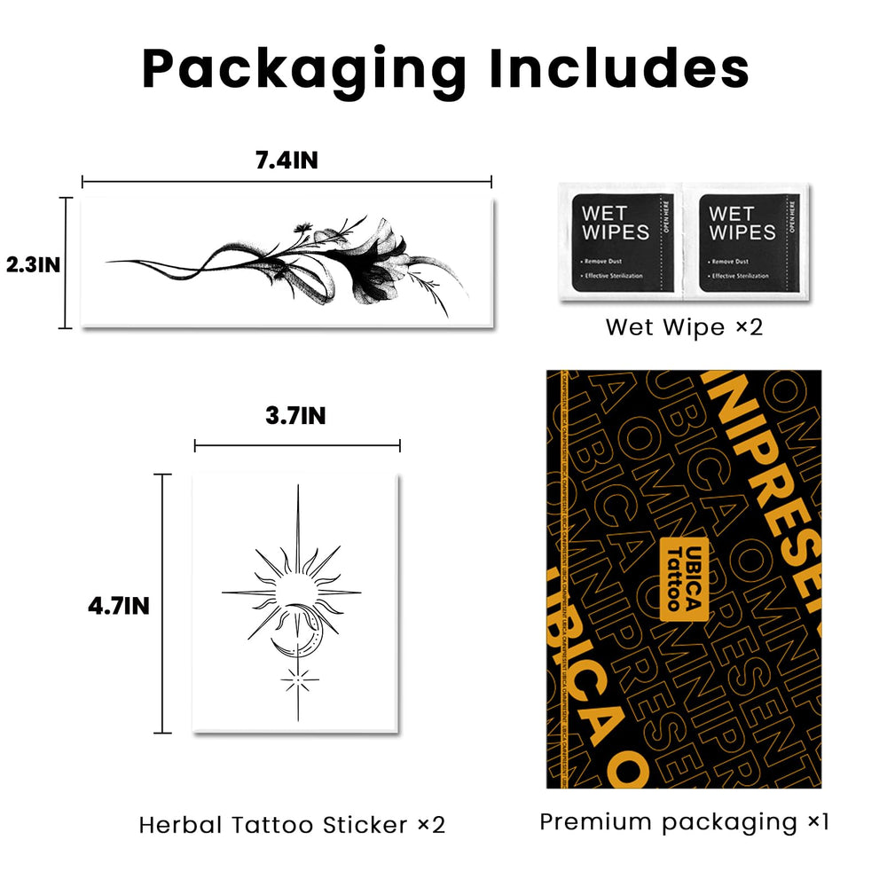 UBICA plant-based ink is skin-friendly and gentle