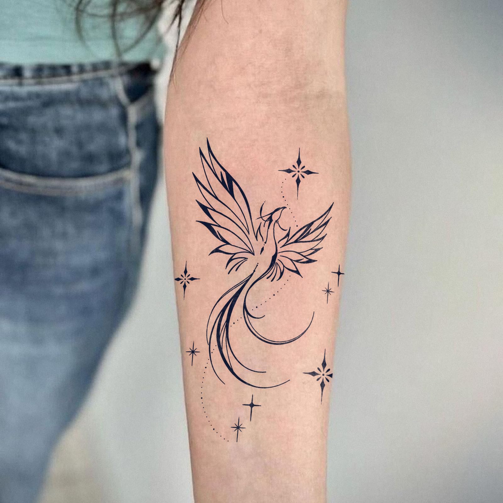 UBICA semi permanent tattoo back-arm design 02 showcasing detail and durability.