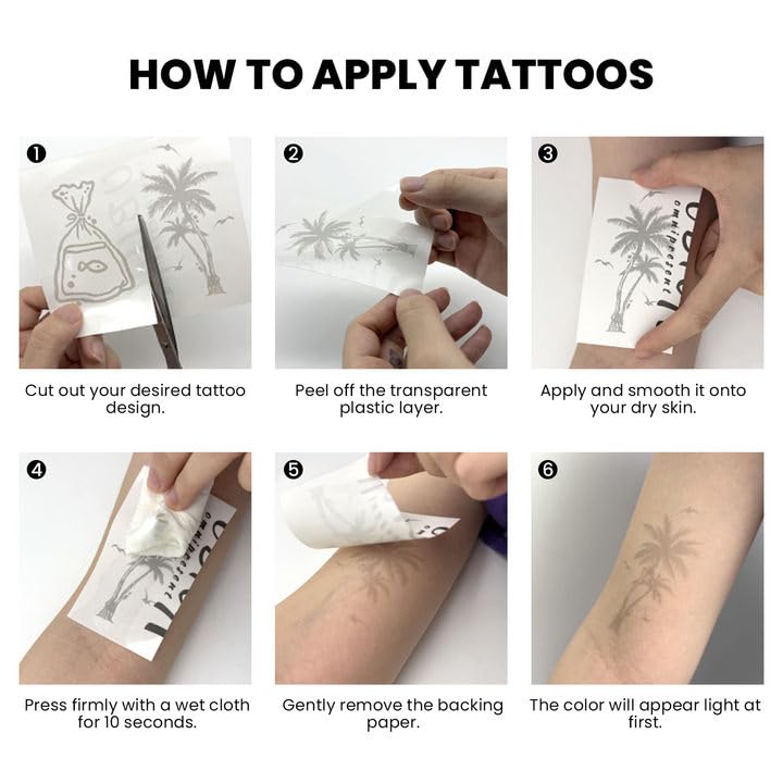 UBICA tattoo on arm at beach showing water-resistant reliability