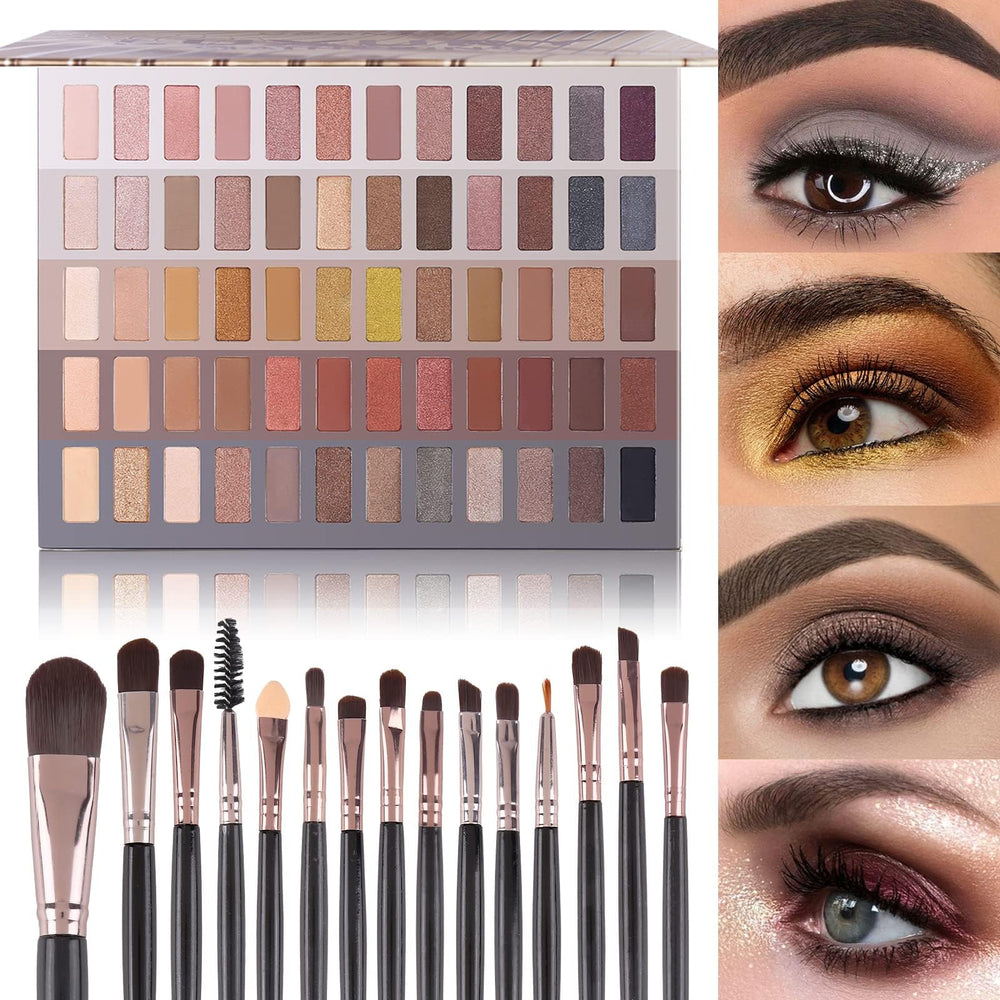 UCANBE 60-color naked palette cover for daily nude looks
